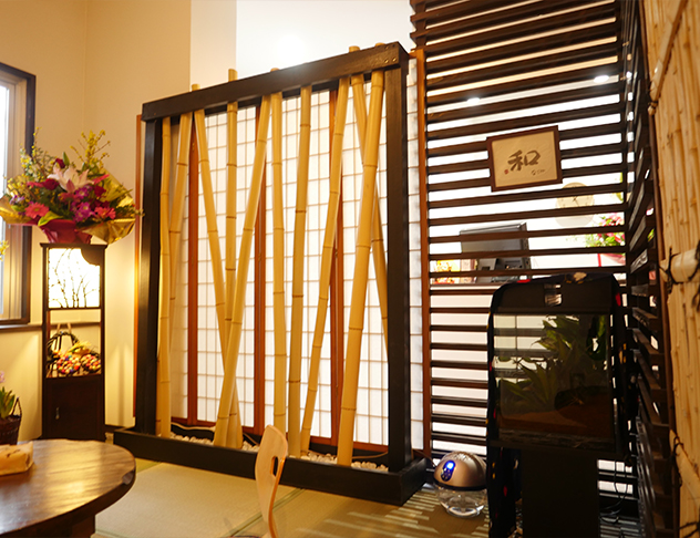 癒されるくつろぎ空間